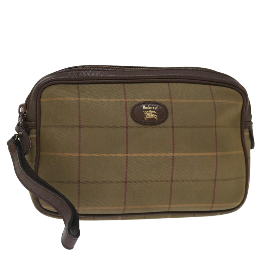 Burberry Multicolor Nylon Clutch Bag